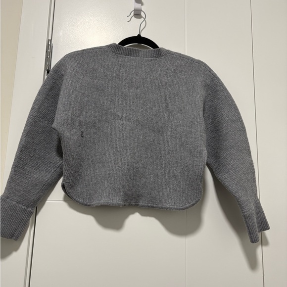 Kit and Ace Sweaters - Kit and Ace Gray Cropped Crewneck Sweater